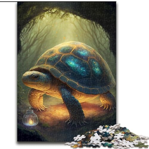 JigsawPuzzle 1000 Teile für Erwachsene Art Turtle Puzzle Familienaktivitätsspiel für Teenager, anspruchsvolles Denkspiel (Größe: 50x75cm) von LGSHENG