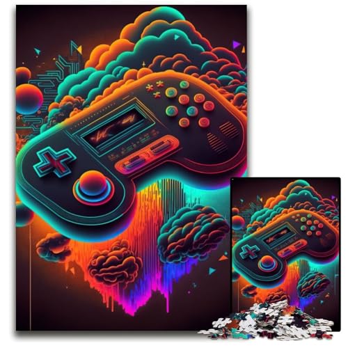 JigsawPuzzle 1000 Teile für Erwachsene Neon-Spiel Holzpuzzle Ideales DIY-Dekor & Denksport-Geschenk 50x75CM/19,68x29,52 Zoll JigsawPuzzle 1000 Teile für Erwachsene Neon-Spiel Holzpuzzle Ideales DIY-Dekor & Denksport-Geschenk 50x75CM/19,68x29,52 Zoll von LGSHENG