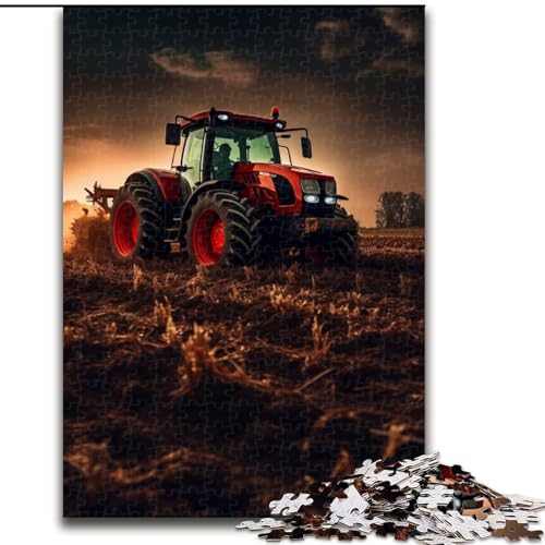 JigsawPuzzle 1000 Teile für Erwachsene Traktor-Puzzle DIY-Dekoration, Gehirn-Herausforderung, für Erwachsene, Familie, (Größe: 50x75cm) von LGSHENG