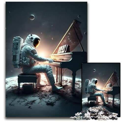 Klavier im Weltraum-Puzzle, 1000 Teile, für Erwachsene, Holzpuzzle, ideal für Teenager und Sammler, Reisegeschenk, Familienaktivität, 26x38cm Klavier im Weltraum-Puzzle, 1000 Teile, für Erwachsene, Holzpuzzle, ideal für Teenager und Sammler, Reisegeschenk, Familienaktivität, 26x38cm von LGSHENG