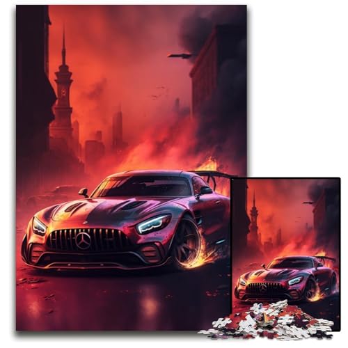 Kunst-Sportwagen-Puzzle für Erwachsene, 1000 Teile, Holzpuzzle, anspruchsvolles Denkspiel für Teenager, Spaß für den Familienspielabend, 26x38cm Kunst-Sportwagen-Puzzle für Erwachsene, 1000 Teile, Holzpuzzle, anspruchsvolles Denkspiel für Teenager, Spaß für den Familienspielabend, 26x38cm von LGSHENG