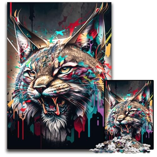 LYNXPanorama-Set Links, Puzzle 1000 Teile für Erwachsene, Puzzles für Erwachsene, DIY-Geschenk zur Heimdekoration, Denksportspiel, 50x75cm von LGSHENG