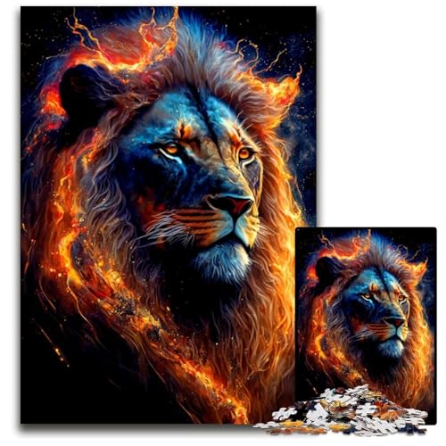 Löwe 1000-teiliges Puzzle Holzpuzzle für Erwachsene Anspruchsvolles Denkspiel - Entspannendes Spielzeug für Teenager 26X38CM/10.23x14.96inch Löwe 1000-teiliges Puzzle Holzpuzzle für Erwachsene Anspruchsvolles Denkspiel - Entspannendes Spielzeug für Teenager 26X38CM/10.23x14.96inch von LGSHENG