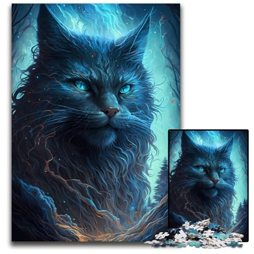 Maine-Coon-Katze, 1000-teiliges Puzzle für Erwachsene, Holzpuzzle für Heimdekoration, Gehirntraining, 26x38cm Maine-Coon-Katze, 1000-teiliges Puzzle für Erwachsene, Holzpuzzle für Heimdekoration, Gehirntraining, 26x38cm von LGSHENG