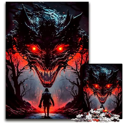 Mensch und Monster, 1000-teiliges Puzzle, anspruchsvolles Denkspiel, Familienaktivität, Heimdekoration, 50x75cm Mensch und Monster, 1000-teiliges Puzzle, anspruchsvolles Denkspiel, Familienaktivität, Heimdekoration, 50x75cm von LGSHENG