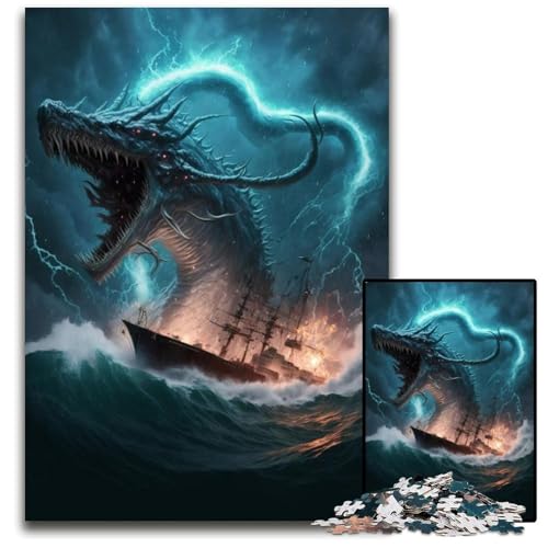 Monster Invasion 1000-teiliges Puzzle, schwierige Puzzles für Erwachsene für Teenager, Familienspieleabend, hirnfordernde Geschenkidee, 50x75cm Monster Invasion 1000-teiliges Puzzle, schwierige Puzzles für Erwachsene für Teenager, Familienspieleabend, hirnfordernde Geschenkidee, 50x75cm von LGSHENG