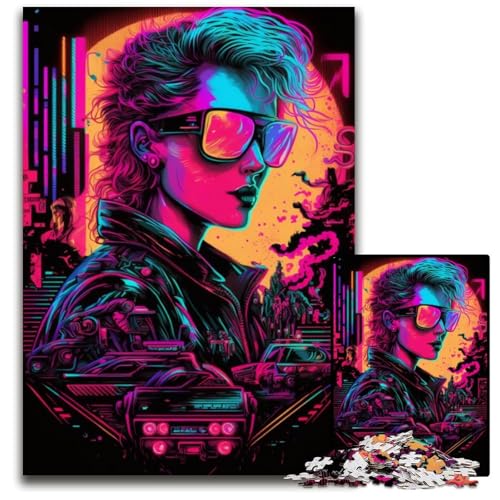 Neon Robots Puzzle für Erwachsene, 1000 Teile, Puzzle für Erwachsene, Familie und Freunde, geeignet für Kinder ab 14 Jahren, 26x38cm Neon Robots Puzzle für Erwachsene, 1000 Teile, Puzzle für Erwachsene, Familie und Freunde, geeignet für Kinder ab 14 Jahren, 26x38cm von LGSHENG