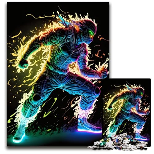 Neon Speed Puzzles für Erwachsene, 1000-teiliges Holzpuzzle für Erwachsene, anspruchsvolles Denkspiel für Teenager, Spaß für den Familienspieleabend, 26x38cm Neon Speed Puzzles für Erwachsene, 1000-teiliges Holzpuzzle für Erwachsene, anspruchsvolles Denkspiel für Teenager, Spaß für den Familienspieleabend, 26x38cm von LGSHENG