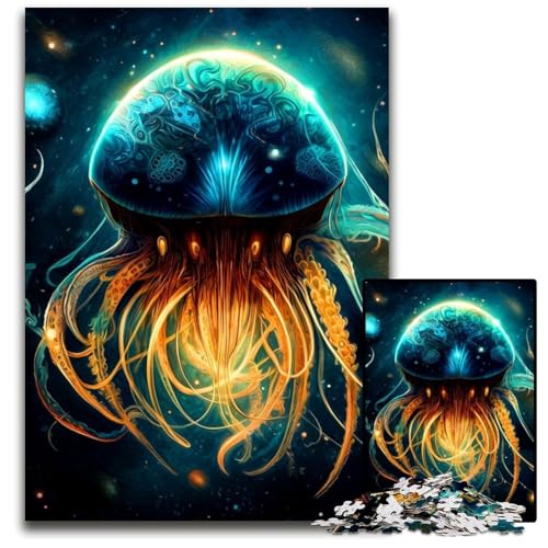 Oktopus 1000-teiliges Puzzle für Erwachsene, Holzpuzzle, perfekte Dekoration für Zuhause oder das Büro, 26x38cm Oktopus 1000-teiliges Puzzle für Erwachsene, Holzpuzzle, perfekte Dekoration für Zuhause oder das Büro, 26x38cm von LGSHENG