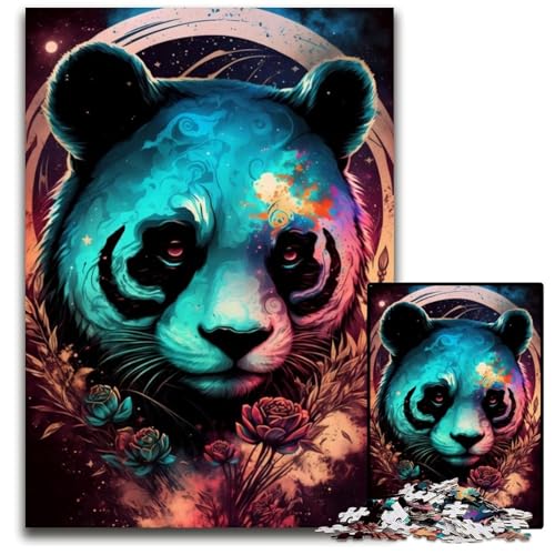 Panda Modisches 1000-teiliges Puzzle für Erwachsene aus Holz, perfekte Dekoration für Zuhause oder das Büro, 26x38cm Panda Modisches 1000-teiliges Puzzle für Erwachsene aus Holz, perfekte Dekoration für Zuhause oder das Büro, 26x38cm von LGSHENG