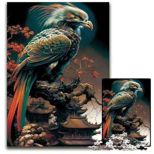 Phoenix Chimerical 1000-teiliges Puzzle für Erwachsene, Holzpuzzle, anspruchsvolles DIY-Dekorationsspiel, interaktives Familienspielzeug, 26x38cm Phoenix Chimerical 1000-teiliges Puzzle für Erwachsene, Holzpuzzle, anspruchsvolles DIY-Dekorationsspiel, interaktives Familienspielzeug, 26x38cm von LGSHENG