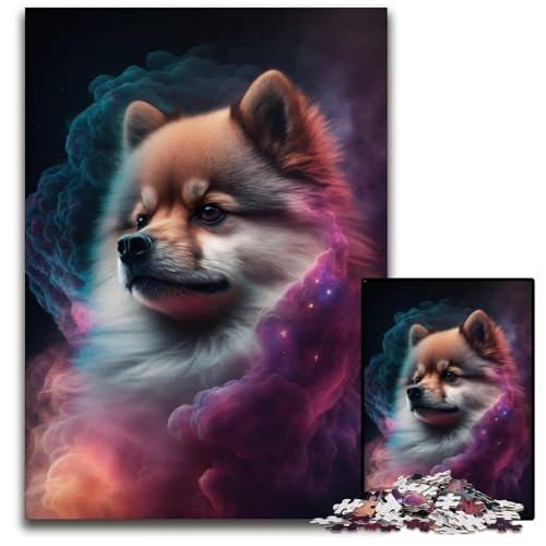 Pommersche Wolke, 1000-teiliges Puzzle für Erwachsene, Holzpuzzle, entspannende Unterhaltung, Heimdekoration, 26x38cm Pommersche Wolke, 1000-teiliges Puzzle für Erwachsene, Holzpuzzle, entspannende Unterhaltung, Heimdekoration, 26x38cm von LGSHENG