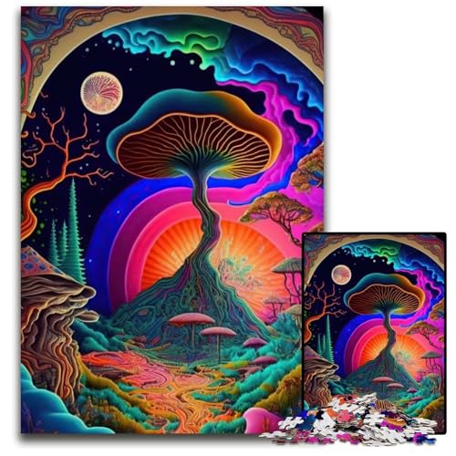 Psychedelisches 1000-teiliges Puzzle für Erwachsene. Puzzles für Erwachsene. Ideal für Verliebte, perfektes Weihnachts-, Neujahrs- und Valentinstagsgeschenk. 26x38cm Psychedelisches 1000-teiliges Puzzle für Erwachsene. Puzzles für Erwachsene. Ideal für Verliebte, perfektes Weihnachts-, Neujahrs- und Valentinstagsgeschenk. 26x38cm von LGSHENG