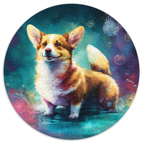Puzzle 1000 Teile, Corgi, 1000-teiliges Puzzle für Erwachsene, anspruchsvolles Denkspiel für Teenager, Familienspaß, DIY-Heimdekor-Geschenk, 67,5 x 67,5 cm Puzzle 1000 Teile, Corgi, 1000-teiliges Puzzle für Erwachsene, anspruchsvolles Denkspiel für Teenager, Familienspaß, DIY-Heimdekor-Geschenk, 67,5 x 67,5 cm von LGSHENG