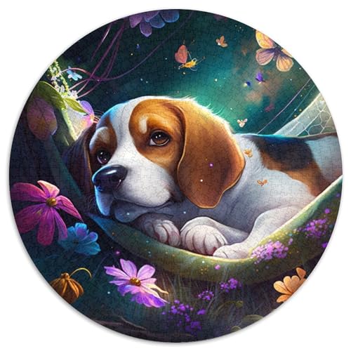 Puzzle 1000 Teile, Schöner Beagle, 1000-teiliges Puzzle für Erwachsene, anspruchsvolles Denkspiel für Teenager, Familienspaß, DIY-Heimdekor-Geschenk, 67,5 x 67,5 cm Puzzle 1000 Teile, Schöner Beagle, 1000-teiliges Puzzle für Erwachsene, anspruchsvolles Denkspiel für Teenager, Familienspaß, DIY-Heimdekor-Geschenk, 67,5 x 67,5 cm von LGSHENG