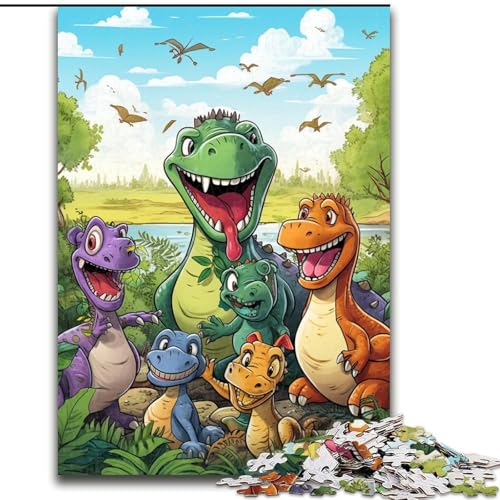 Puzzle 1000 Teile Dinosaurier-Welt-Puzzle, Teenager, Paare und Freunde zum Geburtstag, zu Weihnachten (Größe: 26x38cm) von LGSHENG