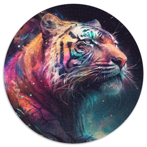 Puzzle 1000 Teile Fantasy Tiger 1000-teiliges Puzzle für Erwachsene, anspruchsvolles Denkspiel für Teenager, Familienspaß, DIY-Heimdekor-Geschenk, 67,5 x 67,5 cm Puzzle 1000 Teile Fantasy Tiger 1000-teiliges Puzzle für Erwachsene, anspruchsvolles Denkspiel für Teenager, Familienspaß, DIY-Heimdekor-Geschenk, 67,5 x 67,5 cm von LGSHENG