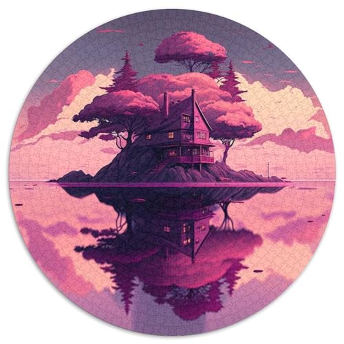 Puzzle 1000 Teile Insel im See, 1000-teiliges Puzzle für Erwachsene, anspruchsvolles Denkspiel für Teenager, Familienspaß, DIY-Heimdekor-Geschenk, 67,5 x 67,5 cm Puzzle 1000 Teile Insel im See, 1000-teiliges Puzzle für Erwachsene, anspruchsvolles Denkspiel für Teenager, Familienspaß, DIY-Heimdekor-Geschenk, 67,5 x 67,5 cm von LGSHENG