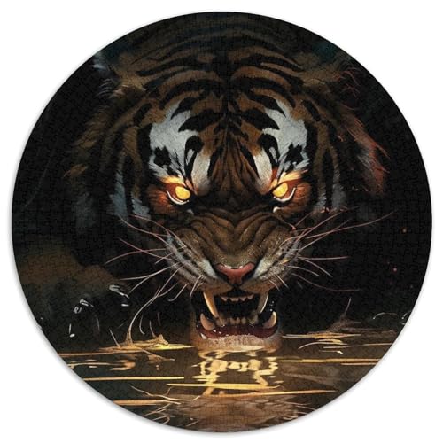 Puzzle 1000 Teile Tiger 1000-teiliges Puzzle für Erwachsene, anspruchsvolles Denkspiel für Teenager, Familienspaß, DIY-Heimdekor-Geschenk, 67,5 x 67,5 cm Puzzle 1000 Teile Tiger 1000-teiliges Puzzle für Erwachsene, anspruchsvolles Denkspiel für Teenager, Familienspaß, DIY-Heimdekor-Geschenk, 67,5 x 67,5 cm von LGSHENG