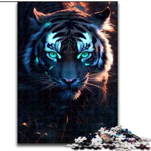 Puzzle 1000 Teile für Erwachsene, Anime Dream Tiger Puzzle, Teenager, Paare und Freunde zum Geburtstag, Weihnachten (Größe: 26x38cm) von LGSHENG