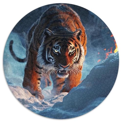Puzzle 1000 Teile für Erwachsene, Art Tigers, Denksportspiel, interaktives Familienspiel, geeignet für Kinder ab 14 Jahren, 67,5 x 67,5 cm Puzzle 1000 Teile für Erwachsene, Art Tigers, Denksportspiel, interaktives Familienspiel, geeignet für Kinder ab 14 Jahren, 67,5 x 67,5 cm von LGSHENG