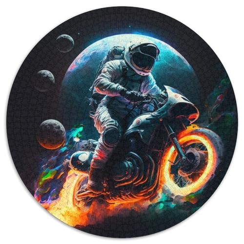 Puzzle 1000 Teile für Erwachsene, Astronauten-Motorrad, 1000-teiliges Puzzle, interaktives Familienspiel, DIY-Heimdekoration, Gehirn-Herausforderung, Geschenk, 67,5 x 67,5 cm Puzzle 1000 Teile für Erwachsene, Astronauten-Motorrad, 1000-teiliges Puzzle, interaktives Familienspiel, DIY-Heimdekoration, Gehirn-Herausforderung, Geschenk, 67,5 x 67,5 cm von LGSHENG