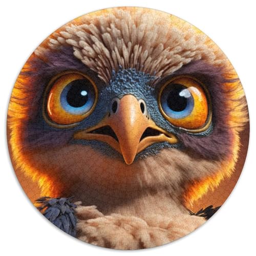 Puzzle 1000 Teile für Erwachsene, Baby-Strauß, rund, Papppuzzle, anspruchsvolles Denkspiel, Familienaktivität, Heimdekoration, 67,5 x 67,5 cm Puzzle 1000 Teile für Erwachsene, Baby-Strauß, rund, Papppuzzle, anspruchsvolles Denkspiel, Familienaktivität, Heimdekoration, 67,5 x 67,5 cm von LGSHENG