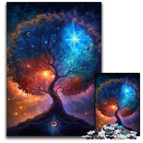 Puzzle 1000 Teile für Erwachsene, Baum der Weisheit, Holzpuzzle, Denkspiel für Teenager und Familieninteraktion, 26x38cm Puzzle 1000 Teile für Erwachsene, Baum der Weisheit, Holzpuzzle, Denkspiel für Teenager und Familieninteraktion, 26x38cm von LGSHENG