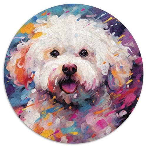 Puzzle 1000 Teile für Erwachsene, Bichon Frisé, Papppuzzle, ideal für Familienspaß, Entspannung, 67,5 x 67,5 cm Puzzle 1000 Teile für Erwachsene, Bichon Frisé, Papppuzzle, ideal für Familienspaß, Entspannung, 67,5 x 67,5 cm von LGSHENG