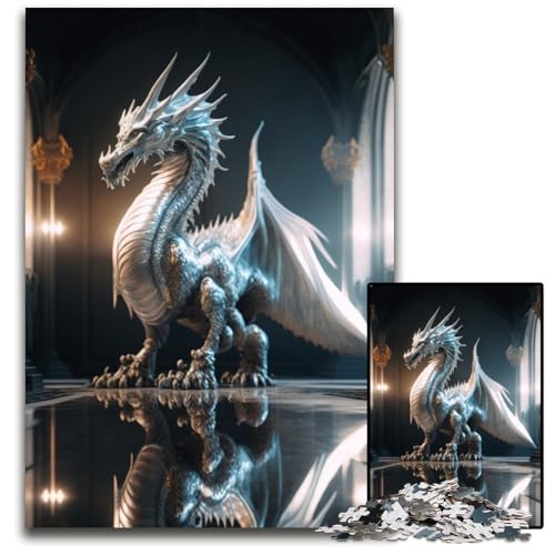Puzzle 1000 Teile für Erwachsene, Brave Dragon, Holzpuzzle, Denkspiel für Teenager und Familieninteraktion, 50x75cm Puzzle 1000 Teile für Erwachsene, Brave Dragon, Holzpuzzle, Denkspiel für Teenager und Familieninteraktion, 50x75cm von LGSHENG