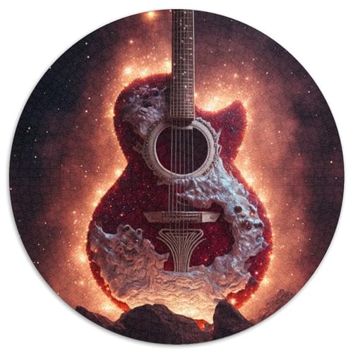 Puzzle 1000 Teile für Erwachsene, Diamant-Gitarren-Puzzle für Erwachsene, geeignet für Geburtstage, Halloween, Thanksgiving, Ostern, 67,5 x 67,5 cm Puzzle 1000 Teile für Erwachsene, Diamant-Gitarren-Puzzle für Erwachsene, geeignet für Geburtstage, Halloween, Thanksgiving, Ostern, 67,5 x 67,5 cm von LGSHENG