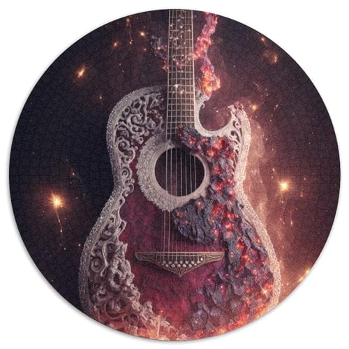 Puzzle 1000 Teile für Erwachsene, Diamant-Gitarren-Puzzles für Erwachsene, Familienbindungsaktivität, einzigartiges Geschenk für Feiertage und Geburtstage, 67,5 x 67,5 cm Puzzle 1000 Teile für Erwachsene, Diamant-Gitarren-Puzzles für Erwachsene, Familienbindungsaktivität, einzigartiges Geschenk für Feiertage und Geburtstage, 67,5 x 67,5 cm von LGSHENG