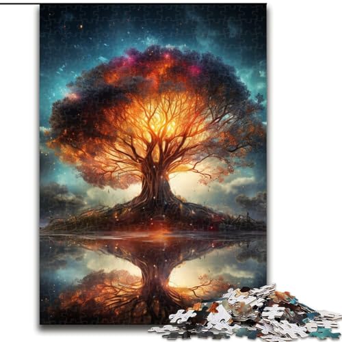 Puzzle 1000 Teile für Erwachsene, Fantasielandschaft, Puzzle für Jugendliche, Familien-Lernspiele, Heimdekoration, Geschenk (Größe: 26x38cm) von LGSHENG