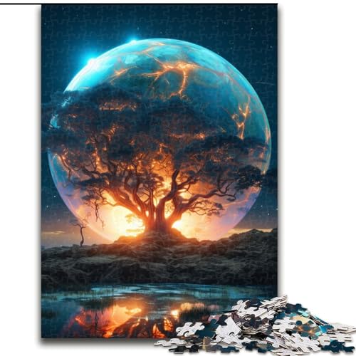Puzzle 1000 Teile für Erwachsene, Fantasielandschaft, Puzzle für Jugendliche, Familien-Lernspiele, Heimdekoration, Geschenk (Größe: 26x38cm) von LGSHENG