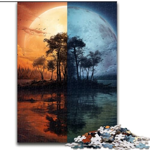 Puzzle 1000 Teile für Erwachsene, Fantasielandschaftspuzzle, anspruchsvolle DIY-Kunst für Enthusiasten, Entspannung (Größe: 50x75cm) von LGSHENG