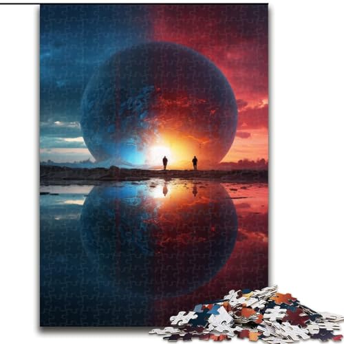 Puzzle 1000 Teile für Erwachsene, Fantasielandschaftspuzzle, anspruchsvolles Denkspiel für Teenager, Spaß für den Familienspieleabend (Größe: 50x75cm) von LGSHENG