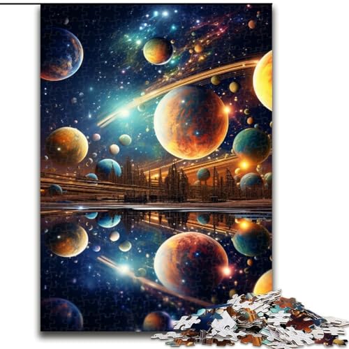 Puzzle 1000 Teile für Erwachsene, Fantasielandschaftspuzzle, anspruchsvolles Denkspiel für Teenager, Spaß für den Familienspieleabend (Größe: 50x75cm) von LGSHENG
