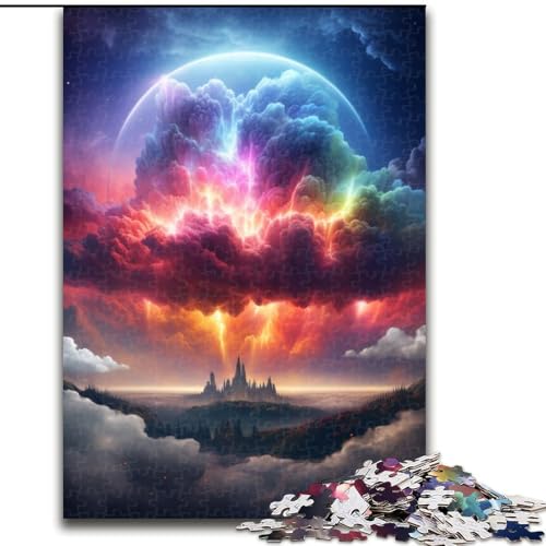 Puzzle 1000 Teile für Erwachsene, Fantasielandschaftspuzzle, pädagogisches Denkspiel, künstlerische Heim- und Bürodekoration, ab 14 Jahren (Größe: 26x38cm) von LGSHENG