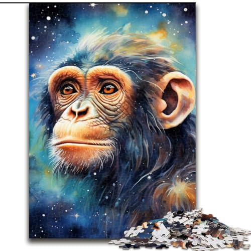 Puzzle 1000 Teile für Erwachsene, Galaxie-AFFE, Puzzle für Jugendliche, Familien-Lernspiele, Heimdekoration, Geschenk (Größe: 50x75cm) von LGSHENG