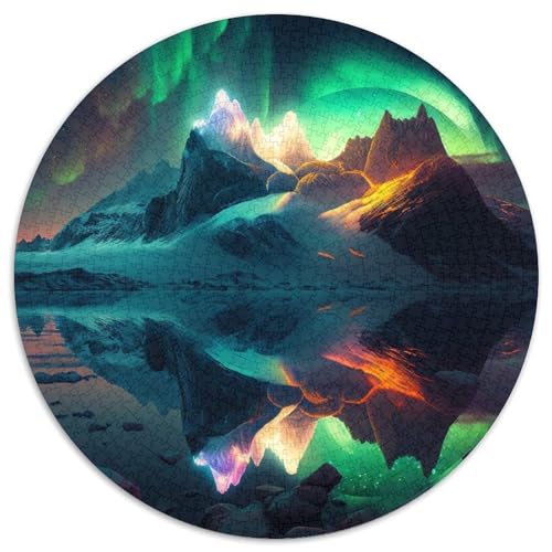 Puzzle 1000 Teile für Erwachsene, Galaxie-Planet, rund, Papppuzzle, anspruchsvolles Denkspiel, Familienaktivität, Heimdekoration, 67,5 x 67,5 cm Puzzle 1000 Teile für Erwachsene, Galaxie-Planet, rund, Papppuzzle, anspruchsvolles Denkspiel, Familienaktivität, Heimdekoration, 67,5 x 67,5 cm von LGSHENG