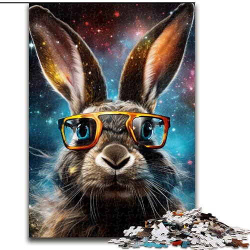Puzzle 1000 Teile für Erwachsene, Galaxien-Kaninchen-Puzzle, Familie und Freunde, geeignet für Kinder ab 14 Jahren (Größe: 50x75cm) von LGSHENG