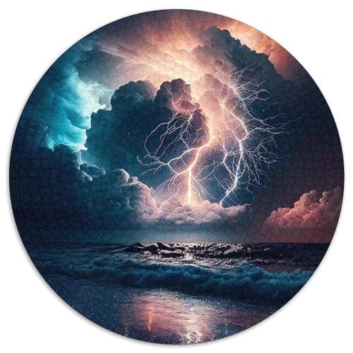 Puzzle 1000 Teile für Erwachsene, Galaxy Lightning Puzzle, Denkspiel, interaktives Familienspiel, geeignet für Kinder ab 14 Jahren, 67,5 x 67,5 cm Puzzle 1000 Teile für Erwachsene, Galaxy Lightning Puzzle, Denkspiel, interaktives Familienspiel, geeignet für Kinder ab 14 Jahren, 67,5 x 67,5 cm von LGSHENG