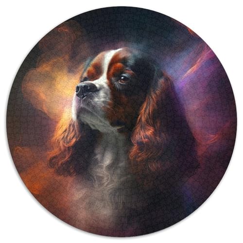 Puzzle 1000 Teile für Erwachsene, King Charles Spaniel, Puzzle für Erwachsene, geeignet für Geburtstage, Halloween, Thanksgiving, Ostern, 67,5 x 67,5 cm Puzzle 1000 Teile für Erwachsene, King Charles Spaniel, Puzzle für Erwachsene, geeignet für Geburtstage, Halloween, Thanksgiving, Ostern, 67,5 x 67,5 cm von LGSHENG