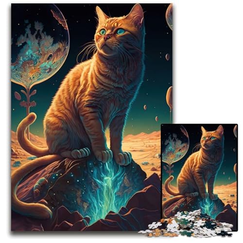 Puzzle 1000 Teile für Erwachsene, Landschaftskatzen-Puzzle für Erwachsene, Spaß bei Heimaktivitäten, Geburtstagsgeschenk, Reisegeschenk, 26x38cm Puzzle 1000 Teile für Erwachsene, Landschaftskatzen-Puzzle für Erwachsene, Spaß bei Heimaktivitäten, Geburtstagsgeschenk, Reisegeschenk, 26x38cm von LGSHENG