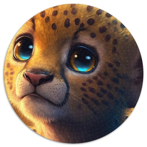 Puzzle 1000 Teile für Erwachsene, Leopardenbaby-Puzzle, Denkspiel, interaktives Familienspiel, geeignet für Kinder ab 14 Jahren, 67,5 x 67,5 cm Puzzle 1000 Teile für Erwachsene, Leopardenbaby-Puzzle, Denkspiel, interaktives Familienspiel, geeignet für Kinder ab 14 Jahren, 67,5 x 67,5 cm von LGSHENG