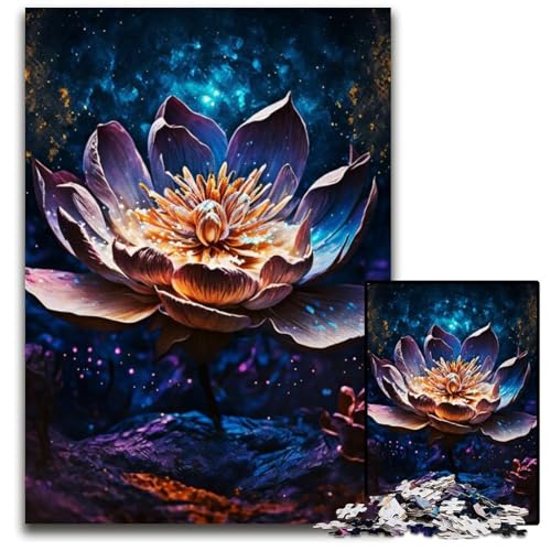 Puzzle 1000 Teile für Erwachsene, Lotusblumen-Magie, Holzpuzzle, Denkspiel für Teenager und Familieninteraktion, 26x38cm Puzzle 1000 Teile für Erwachsene, Lotusblumen-Magie, Holzpuzzle, Denkspiel für Teenager und Familieninteraktion, 26x38cm von LGSHENG