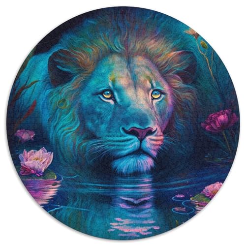 Puzzle 1000 Teile für Erwachsene, Magischer Löwe, Puzzle für Erwachsene, Familienaktivität, einzigartiges Geschenk für Feiertage und Geburtstage, 67,5 x 67,5 cm Puzzle 1000 Teile für Erwachsene, Magischer Löwe, Puzzle für Erwachsene, Familienaktivität, einzigartiges Geschenk für Feiertage und Geburtstage, 67,5 x 67,5 cm von LGSHENG