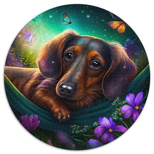 Puzzle 1000 Teile für Erwachsene, Schöne Dackel-Puzzles für Erwachsene, Familienaktivität, einzigartiges Geschenk für Feiertage und Geburtstage, 67,5 x 67,5 cm Puzzle 1000 Teile für Erwachsene, Schöne Dackel-Puzzles für Erwachsene, Familienaktivität, einzigartiges Geschenk für Feiertage und Geburtstage, 67,5 x 67,5 cm von LGSHENG
