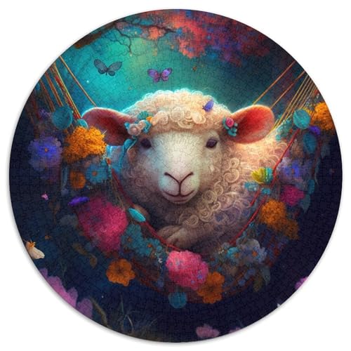 Puzzle 1000 Teile für Erwachsene, Schöne Schaf-Puzzles, Denkspiel, Interaktives Familienspiel, Geeignet für Kinder ab 14 Jahren, 67,5 x 67,5 cm Puzzle 1000 Teile für Erwachsene, Schöne Schaf-Puzzles, Denkspiel, Interaktives Familienspiel, Geeignet für Kinder ab 14 Jahren, 67,5 x 67,5 cm von LGSHENG