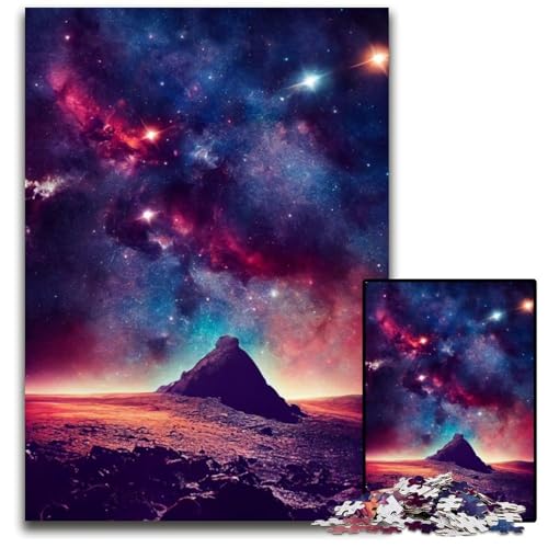 Puzzle 1000 Teile für Erwachsene, Sternenlandschaft, Holzpuzzle, Denkspiel für Teenager und Familieninteraktion, 50x75cm Puzzle 1000 Teile für Erwachsene, Sternenlandschaft, Holzpuzzle, Denkspiel für Teenager und Familieninteraktion, 50x75cm von LGSHENG